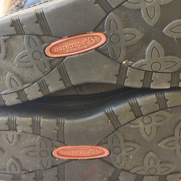 Baretraps Women’s 8M Winter Boots Gray Faux Fur Waterproof Lace Up Snow Boots - Picture 3 of 16